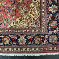 Rug#10411, Mid century Tabriz , wool and silk pile, circa 1960, 500K kpsqm, restored, Rare piece, Persia, size 200x137 cm (6)