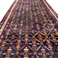Rug#10540 Vintage Ardebil, circa1960, wool pile, rare & durable, Persia, size 300x125 cm (5)