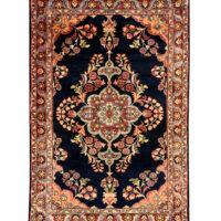 Rug#10544, Armenian weave Lilian, circa 1950, Rare piece, Hamedan-Persia, size 214x152 cm (6)