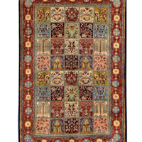 Rug#10551, rare Sarouk, circa 1946, fine wool pile Rare piece,N.W Persia, size 206x149 cm (2)