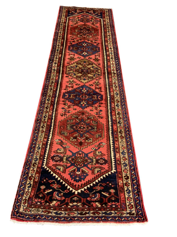 Rug#10608, Afshari weave Kurdi, circa 1950, Rare piece, Hamedan-Persia, size 294x80 cm (2)