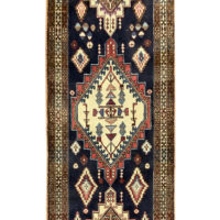 Rug#10612 Persian SMeshkin-Ardebil, Caucasian design, circa1970, wool pile, rare & durable, Persia, size 281x72 cm (1) - Copy