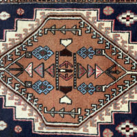 Rug#10612 Persian SMeshkin-Ardebil, Caucasian design, circa1970, wool pile, rare & durable, Persia, size 281x72 cm (2)