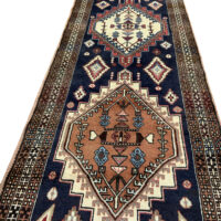 Rug#10612 Persian SMeshkin-Ardebil, Caucasian design, circa1970, wool pile, rare & durable, Persia, size 281x72 cm (6)
