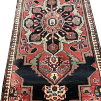Rug#10616 Vintage Meshkin-Ardebil, circa1950, wool pile, rare & durable, Persia, size 282x78 cm (5)