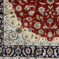 Rug#10629, Superfine Isfehan, full silk base and inlay, 850Kkpsqm, Rare piece, Persia, size 232x161 cm (4)
