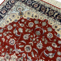 Rug#10629, Superfine Isfehan, full silk base and inlay, 850Kkpsqm, Rare piece, Persia, size 232x161 cm (7)