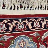 Rug# 1001T, Superfine Isfehan, Fine wool & silk pile on full silk foundation, size 160x111 cm, Persia (6)