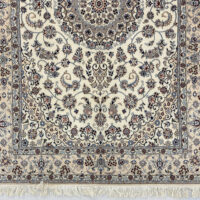 Rug# 10222, 6LA Nain , Silk inlay c.1980, 1 million KPSQM, Persia, size 222x147 cm (3)