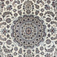 Rug# 10222, 6LA Nain , Silk inlay c.1980, 1 million KPSQM, Persia, size 222x147 cm (4)