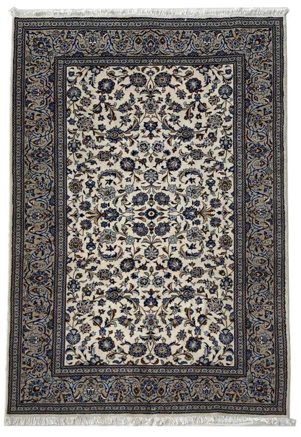 Rug# 10254, fine Kashan, c.1990, Kork wool pile, 400,000 KPSQM, Persia, size 310x205 cm (2)
