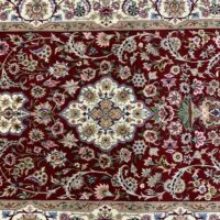 Rug# 10299, Superfine Isfehan, circa 2000, superfine wool & silk, rare, Persia, size 167x109 cm (4)