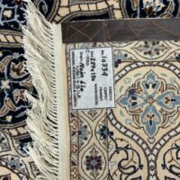 Rug# 10334, Superfine Nain 6LA, circa 1990, Gonbad or Dome design, superfine wool & silk, rare, Persia, size 227x150 cm