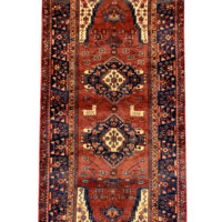 Rug# 10593 Tafresh, c.1960, rare , Persia, size 253x122 cm (2)