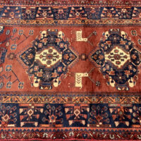 Rug# 10593 Tafresh, c.1960, rare , Persia, size 253x122 cm (3)