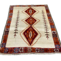 Rug# 10623 Nomadic Qashqai- Gabbeh, mid 20th century, all wool, Persia, size 245x187 cm (1)
