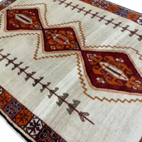 Rug# 10623 Nomadic Qashqai- Gabbeh, mid 20th century, all wool, Persia, size 245x187 cm (4)