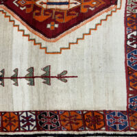 Rug# 10623 Nomadic Qashqai- Gabbeh, mid 20th century, all wool, Persia, size 245x187 cm (5)