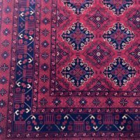 Rug# 26155, Afghan Ersari weave, inspired by antique Ensi rug designs, fine wool pile, Size 418x311 cm (3)
