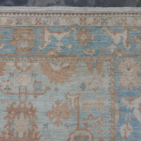 Rug# 26200 Afghan Turkaman weave, inspired by 19th c Ushak design, HSW, Veg dyes, size 209x144 cm (4)