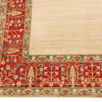 Rug# 26284, Afghan Turkaman,19th c Zigler inspired, Size 238x164 cm (2)