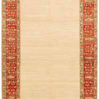 Rug# 26284, Afghan Turkaman,19th c Zigler inspired, Size 238x164 cm