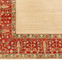 Rug# 26284, Afghan Turkaman,19th c Zigler inspired, Size 238x164 cm (4)