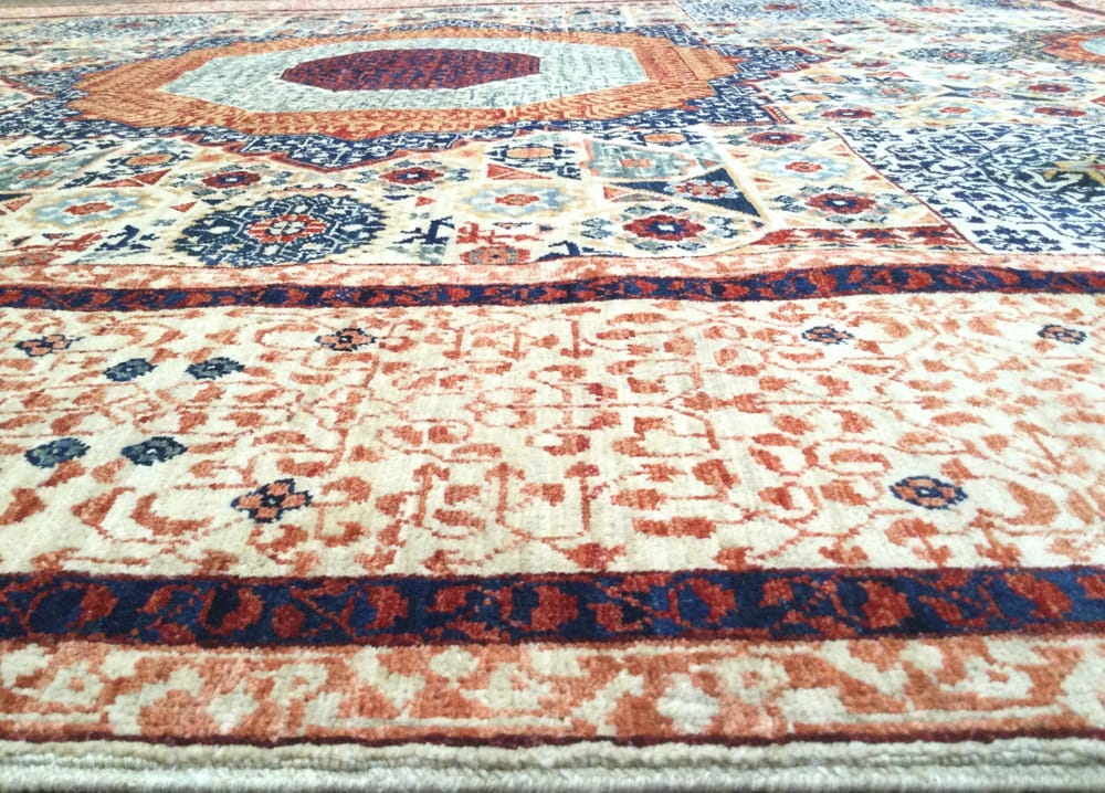Rug# 26307, Afghan Turkakan weave, 15th c Mamluk design, Veg dyes, Size 293x241cm (8)