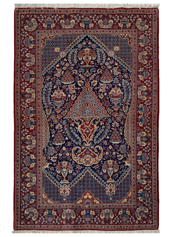 Rug# 6376, Rare Kashan, famous Hajkhanoom design, circa 1960, immaculate, Persia, size 207x138 cm