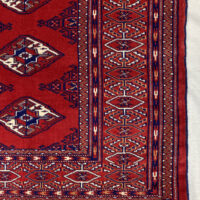 Rug# 6670, tribal Turkaman Bag-face , Gonbad c.1970, Persia, size 130x97 cm, RRP $900 , Spercial sale $270 (4)