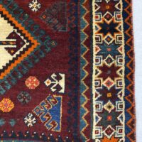 Rug# 6982, vintage & nomadic Qashqai, c.1950, immaculate, beddding cover, rare, Persia, size 290x160 cm, RRP $4500, Special price $1300 (6)