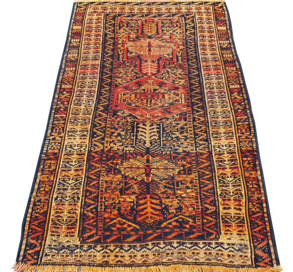 Rug# 7046, Antique Caucasian Azarbyejan, late 19th c, immaculate, , collectable, size 178x105 cm (5)