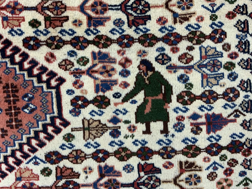 Rug#10359, Yalameh, circa 1960, all wool, Rare piece, south Persia, size 312x193 cm (5)