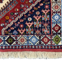 Rug#10362, Yalameh-Aliabad, circa 1980, all wool, Rare piece, south Persia, size 144x103 cm (5)
