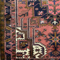 Rug#10598, Azari Heriz, c.1950, durable wool , Rare piece, N.W Persia, size 220x147 cm (5)