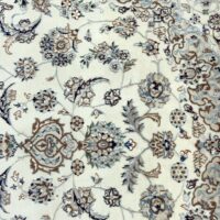Rug#10627, Persian Nain 9LA, circa 1980, fine wool & silk pile, rare, Persia, size 351x252 cm (6)