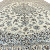 Rug#10627, Persian Nain 9LA, circa 1980, fine wool & silk pile, rare, Persia, size 351x252 cm (7)