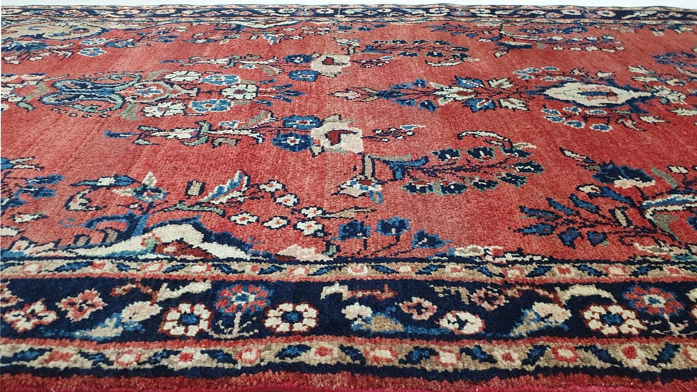 Rug# 8017, Hamedan Mehraban, circa 1960, very durable, Persia, size 376x103cm (6)