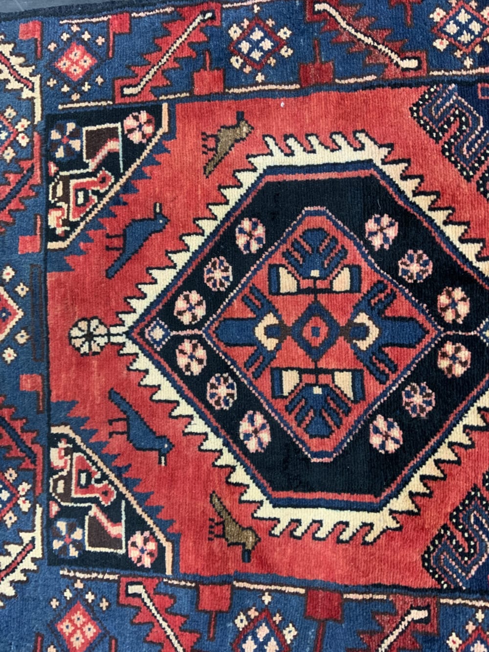 Rug#10354, Afshari weave Kurdi, circa 1960, Rare piece, Hamedan-Persia, size 288x88 cm (3)
