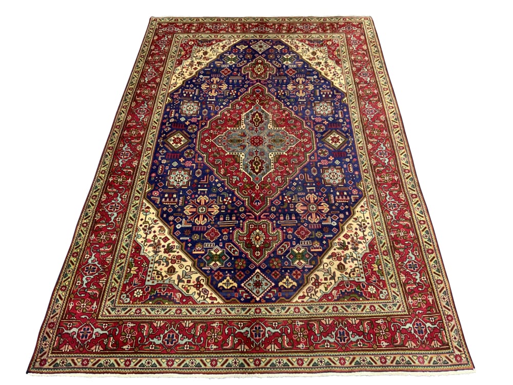Rug#10399, Tabriz-Marand, circa 1960, cottage weave, rare piece, Nth-West Persia, 302x194 cm (1)