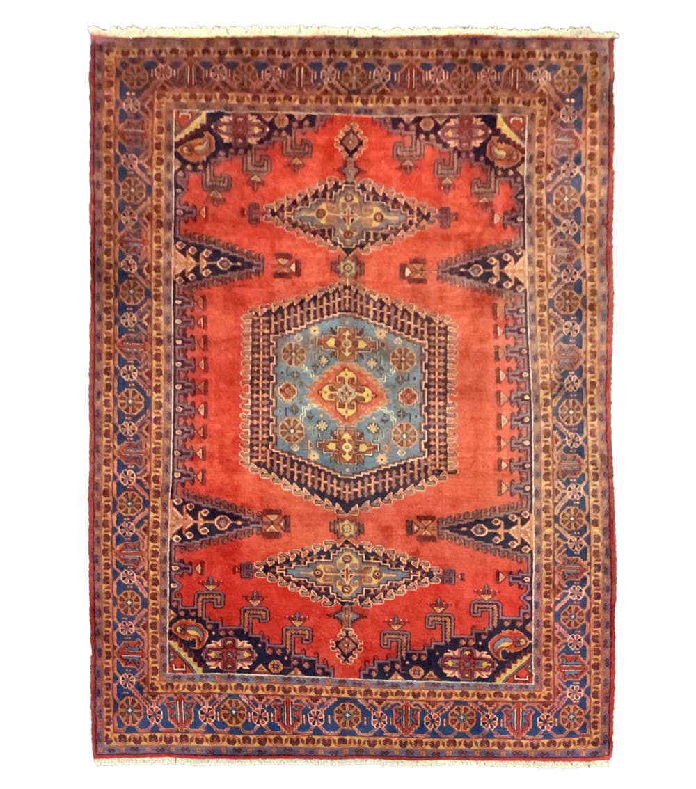 Rug#10559, Persian Viss-Sarouk, circa 1960, wool pile, very durable, Rare, Persia, size 340x242 cm (2)
