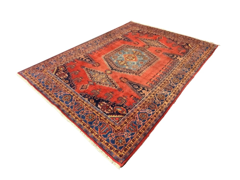 Rug#10559, Persian Viss-Sarouk, circa 1960, wool pile, very durable, Rare, Persia, size 340x242 cm (3)