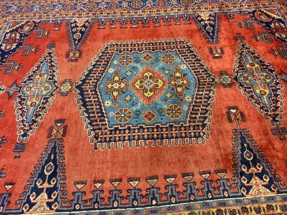 Rug#10559, Persian Viss-Sarouk, circa 1960, wool pile, very durable, Rare, Persia, size 340x242 cm (4)
