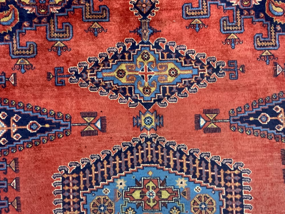 Rug#10559, Persian Viss-Sarouk, circa 1960, wool pile, very durable, Rare, Persia, size 340x242 cm (6)