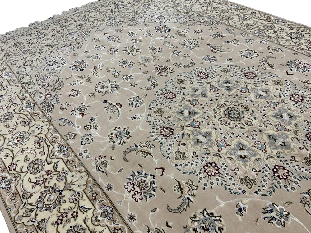 Rug# 10336, Superb Nain , 6LA quality, wool & silk pile, 1M kpsqm, collectable, Persia, size 258x160 cm (7)