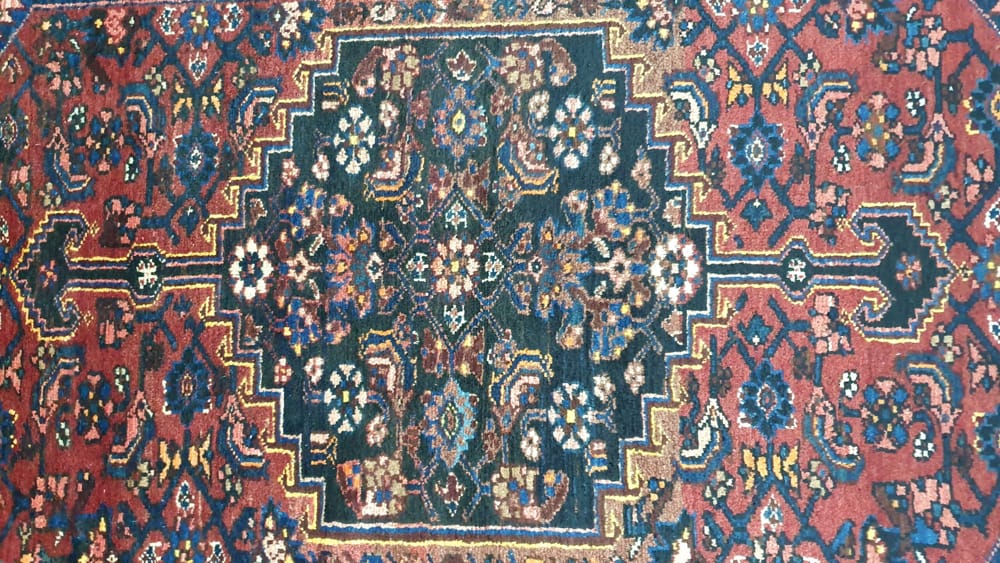 Rug# 20076, Vintage Khamseh-Hamedan, rare, immaculate condition, c.1930, Persia, size 200x125 cm (4)
