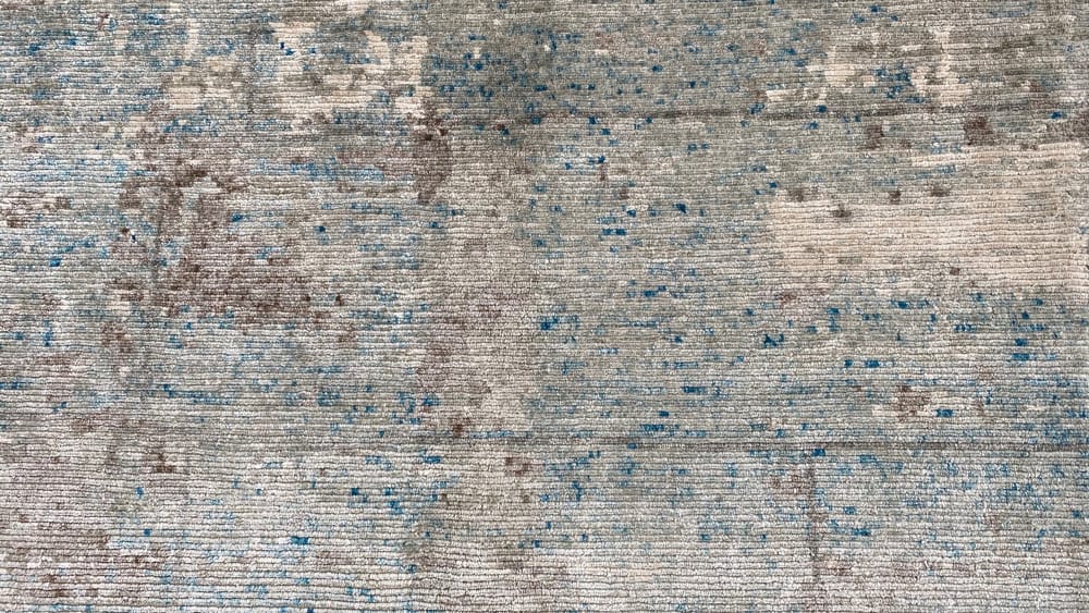 Rug# 30767, Tibitan weave Himalayan Transitional, inspired by Europe rug designers, wool and bamboo silk , India, size 298x241 cm