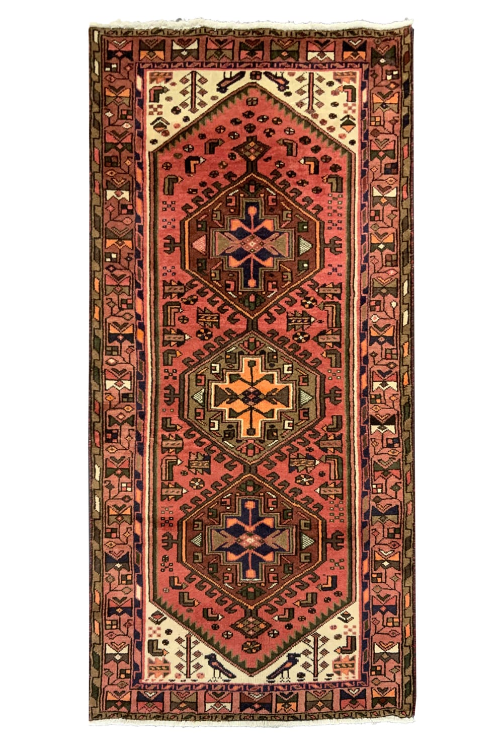Rug#10609, Kurdi Hamedan, circa 1950, rare, Persia, size 191x104 cm