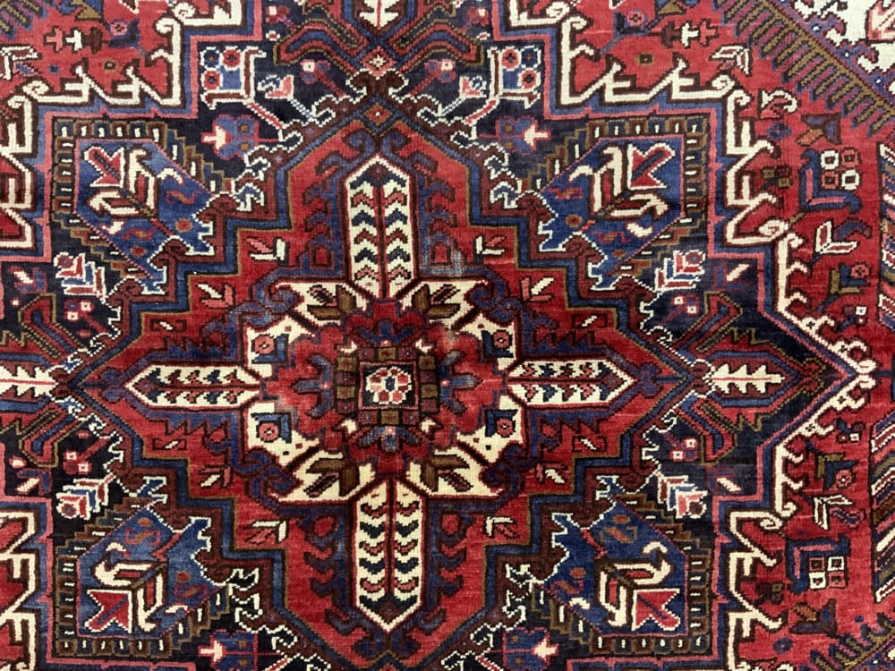 Rug# 10326, Mehraban-Heriz, Azarbaiejan, circa 1960, rare & very durable, Persia, size 320x221 cm (4)