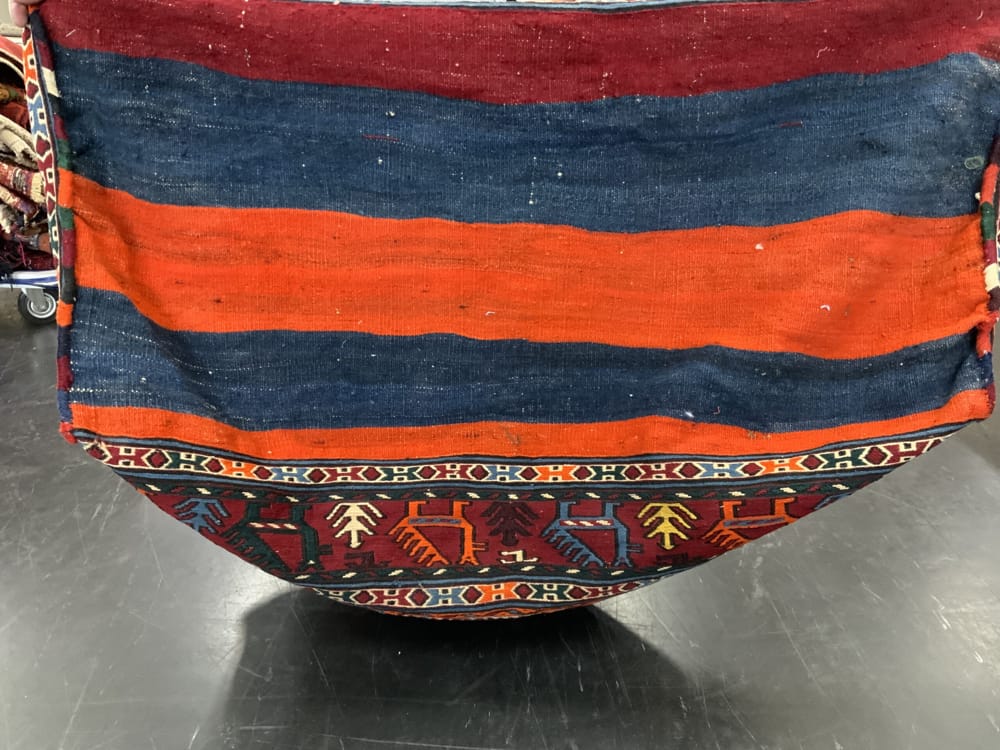 Rug# 10515, Antique Shahsavan Saumak Mafresh or bedding bag, c.1920, collectable, Persia, size 270x140 cm (2)